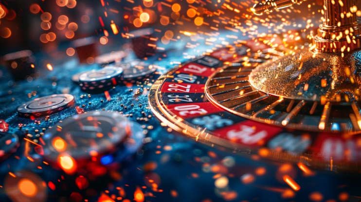 Pemain bulu tangkis profesional Indonesia sedang bertanding di arena internasional dengan dukungan penonton antusias